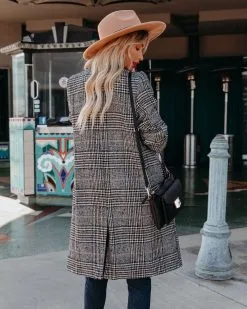 Asher Pocketed Houndstooth Coat - FINAL SALE 10 Asher Pocketed Houndstooth Coat - FINAL SALE -clothes Sales asherpocketedhoundstoothcoat38