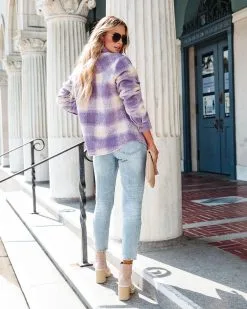 Aspen Is Calling Pocketed Plaid Jacket - FINAL SALE -clothes Sales autumnblissplaidshacket45