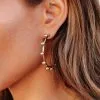 Baller Hoop Earrings - Gold - SALE