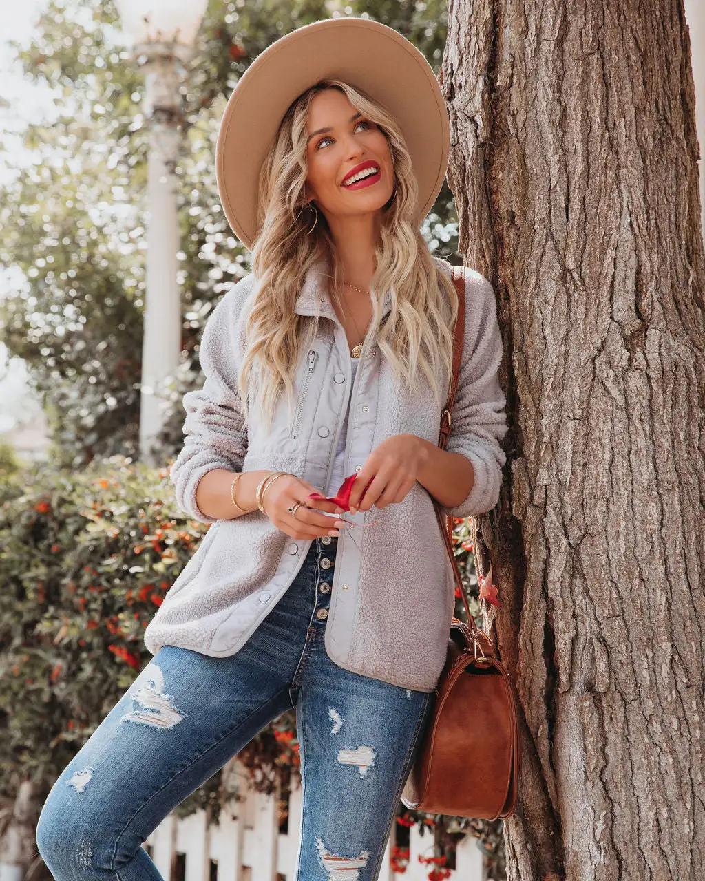 Cabin Pocketed Fleece Jacket - Grey - FINAL SALE 8 Cabin Pocketed Fleece Jacket - Grey - FINAL SALE - Image 8