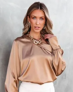 Camille Oversized Gold Chain Necklace - FINAL SALE -clothes Sales camillegoldchainnecklace7