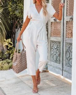 Campanella Pocketed Jumpsuit - Oatmeal - FINAL SALE 15 Campanella Pocketed Jumpsuit - Oatmeal - FINAL SALE -clothes Sales campanellapocketedjumpsuitoatmeal65