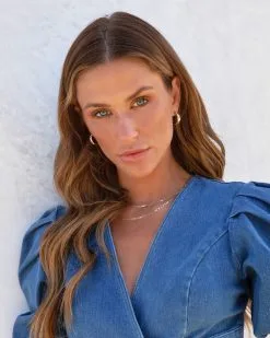 Carter Hammered Mini Hoops - Gold -clothes Sales carterhammeredminihoopsgold 26