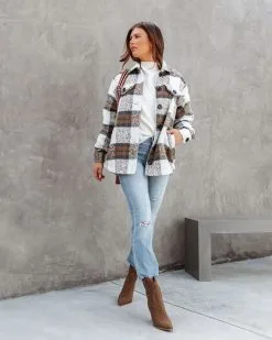 Chester Pocketed Plaid Jacket - FINAL SALE 9 Chester Pocketed Plaid Jacket - FINAL SALE -clothes Sales chesterpocketedplaidjacket213