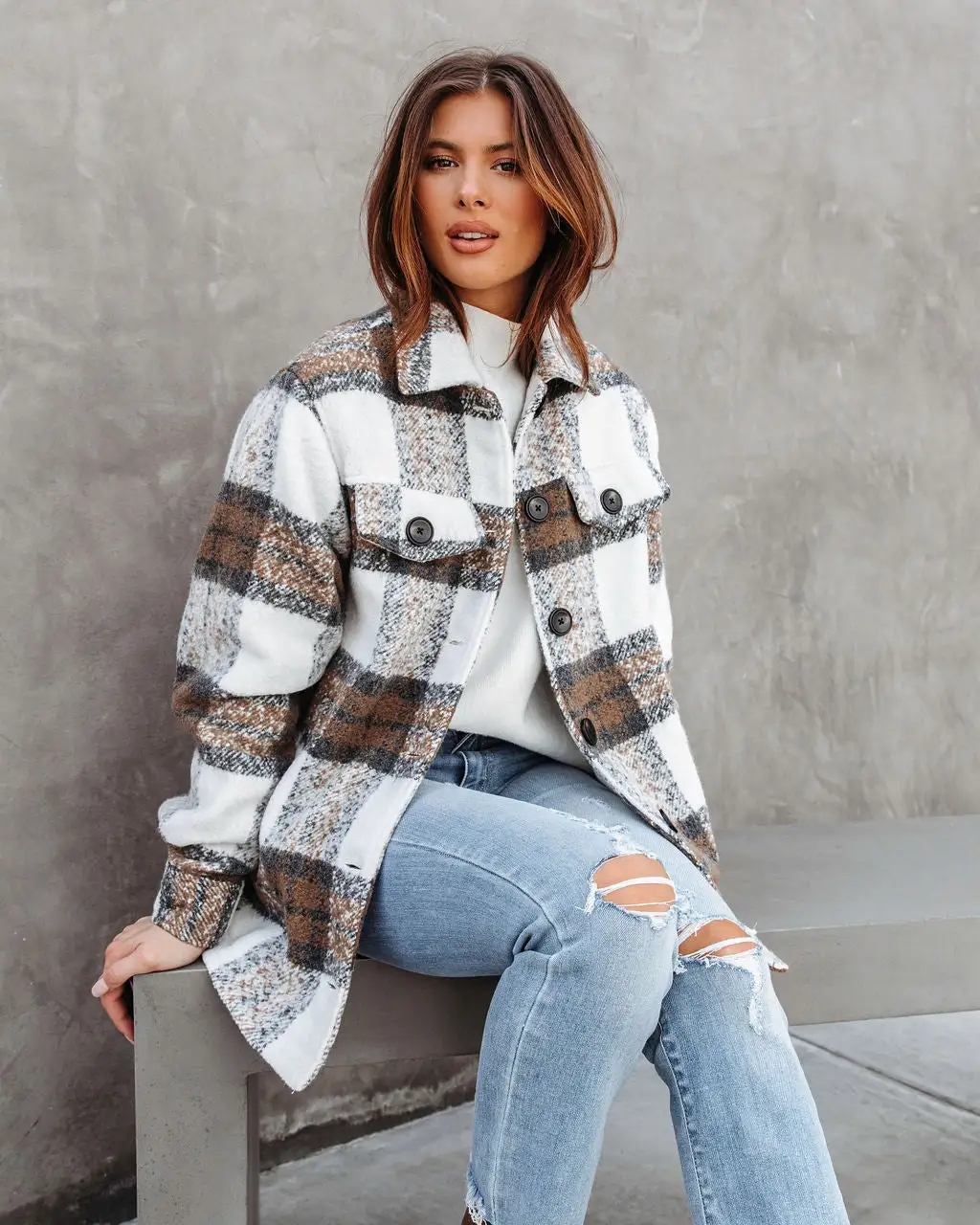 Chester Pocketed Plaid Jacket - FINAL SALE 5 Chester Pocketed Plaid Jacket - FINAL SALE - Image 5