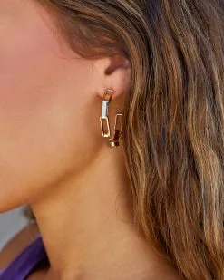 Claudine Link Mini Hoops - Gold -clothes Sales claudinelinkminihoopsgold11