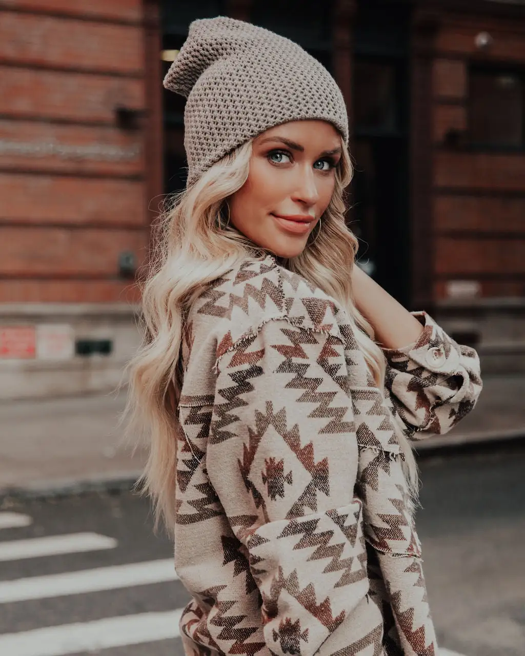 Cloud Beanie - Taupe 4 Cloud Beanie - Taupe - Image 4