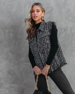 Coco District Tweed Vest - FINAL SALE