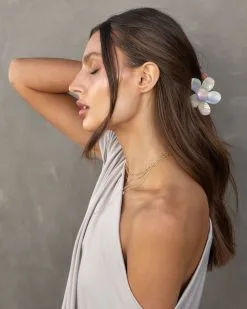 Daisy Flower Clip Set - Lavender/Lime/Peach - SALE -clothes Sales daisyflowerclipsetlavenderlimepeach 30