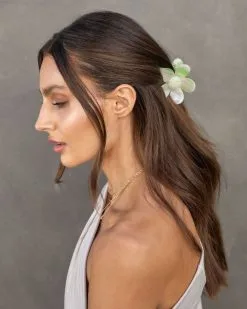 Daisy Flower Clip Set - Lavender/Lime/Peach - SALE -clothes Sales daisyflowerclipsetlavenderlimepeach 78