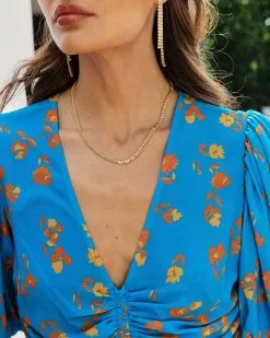 Demi Crystal Necklace - Gold - SALE