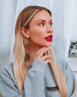 Elivia Bamboo Hoops - Gold - FINAL SALE -clothes Sales elviabamboohoopsgold2