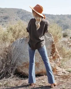 Ethen Cotton Distressed Shacket - Charcoal - FINAL SALE -clothes Sales ethencottondistressedshacketcharcoal20