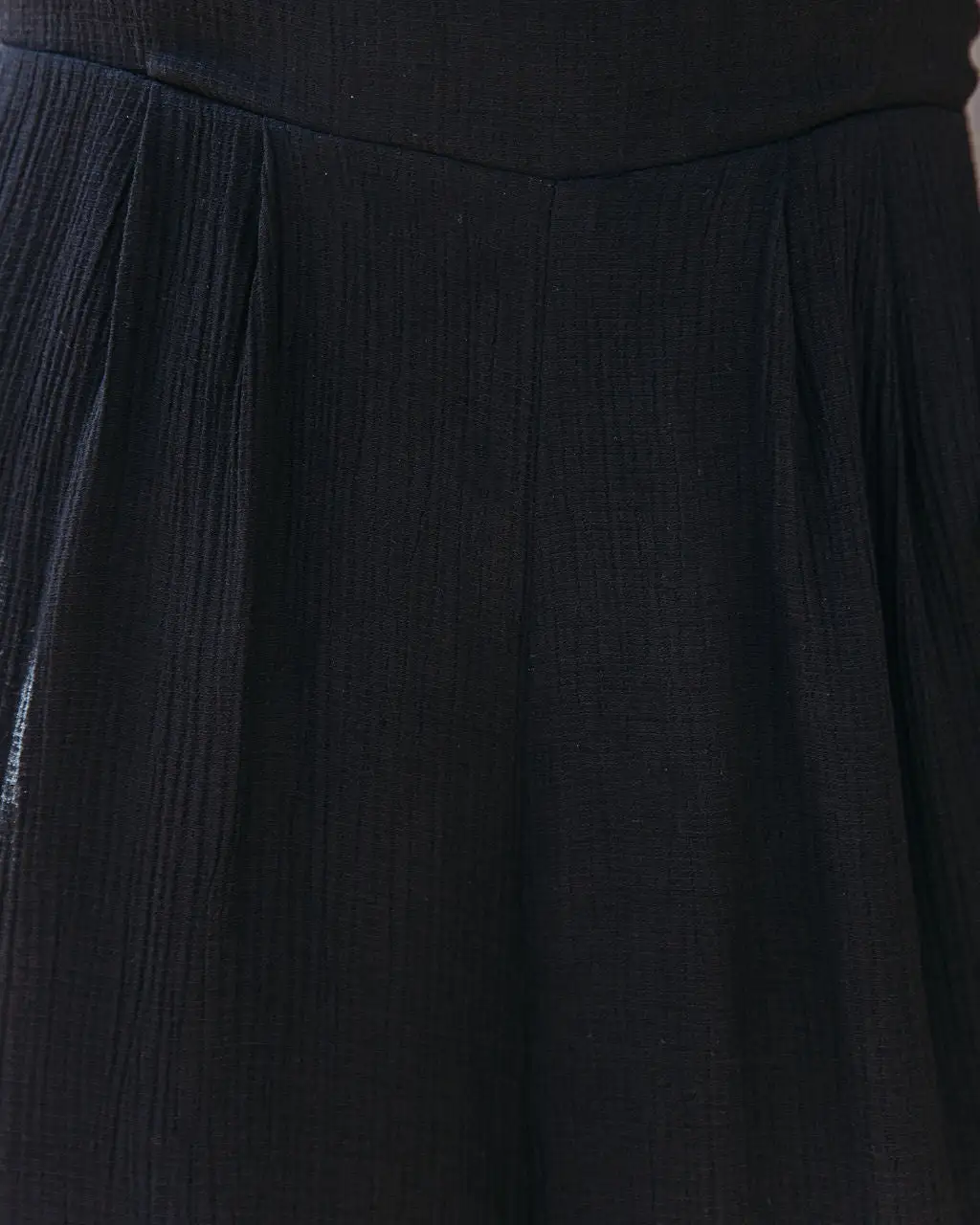 Fashion Faithful Pocketed Ruffle Tie Back Jumpsuit - Black - FINAL SALE 4 Fashion Faithful Pocketed Ruffle Tie Back Jumpsuit - Black - FINAL SALE - Image 4