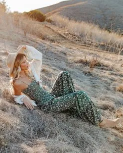 Felicity Floral Smocked Flared Leg Jumpsuit - FINAL SALE -clothes Sales felicityfloralsmockedflaredlegjumpsuit50