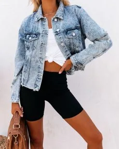 Frankie Distressed Denim Jacket - FINAL SALE -clothes Sales frankiedistresseddenimjacket10