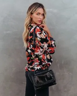 Gleam Chain Crossbody Bag - Black - FINAL SALE -clothes Sales gleamchaincrossbodybagblack1