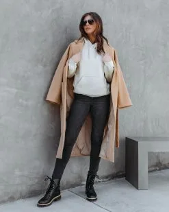 Great Expectations Pocketed Coat - Camel - FINAL SALE -clothes Sales greatexpectationspocketedcoatcamel259