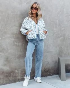 Gwen Floral Quilted Pocketed Jacket - SALE -clothes Sales gwenfloralquiltedpocketedjacket 4