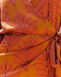 Hartman Printed Satin Wrap Romper - FINAL SALE -clothes Sales hartmanprintedsatinwrapromper54