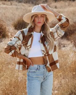 Honeycomb Plaid Shacket - FINAL SALE