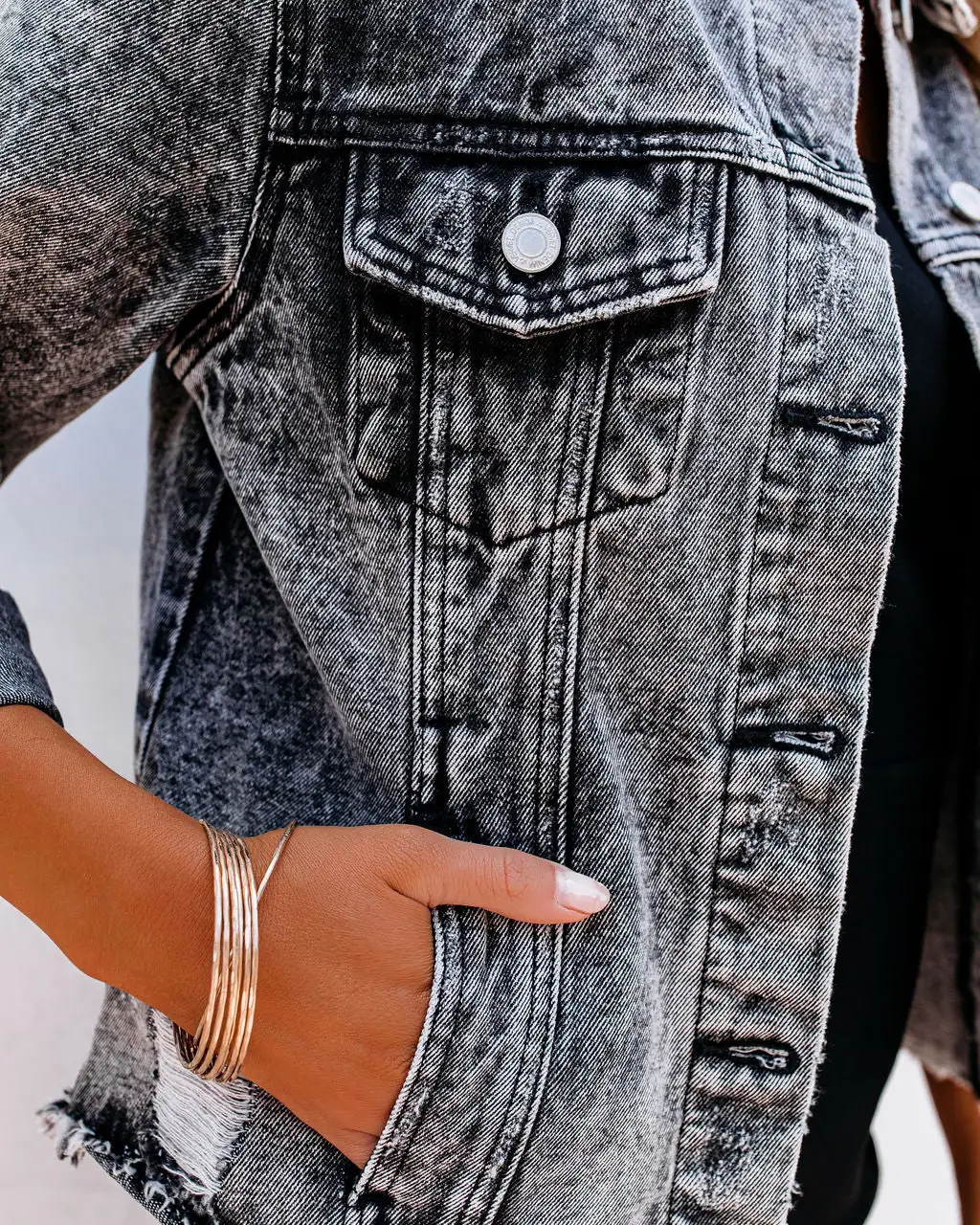 Joel Distressed Denim Jacket 4 Joel Distressed Denim Jacket - Image 4