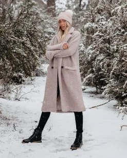 Just Imagine Sherpa Pocketed Trench Coat - FLASH FINAL SALE -clothes Sales justimaginesherpapocketedtrenchcoat34