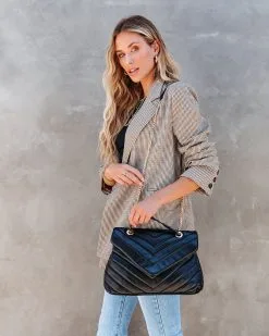 Kaisley Quilted Crossbody Shoulder Bag - Black - SALE -clothes Sales kaisleyquiltedcrossbodyshoulderbagblack21