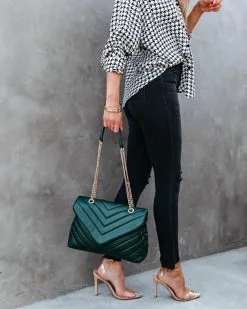 Kaisley Quilted Crossbody Shoulder Bag - Forest -clothes Sales kaisleyquiltedcrossbodyshoulderbagforest19