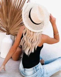 Kit Straw Hat - Natural - LAST CHANCE -clothes Sales kitstrawhatnatural14