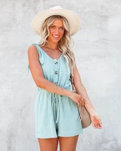 Leonel Pocketed Romper - Seafoam - FINAL SALE 15 Leonel Pocketed Romper - Seafoam - FINAL SALE -clothes Sales leonelpocketedromperseafoam81