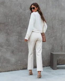 Mademoiselle Chain Link Trim Jacket - Ivory - SALE 10 Mademoiselle Chain Link Trim Jacket - Ivory - SALE -clothes Sales mademoisellechainlinktrimjacketivory 38