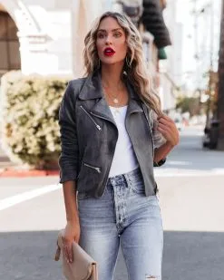 Market Jacket - Charcoal - FINAL SALE