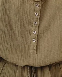 Maye Cotton Pocketed Drawstring Jumpsuit - Olive - FINAL SALE 13 Maye Cotton Pocketed Drawstring Jumpsuit - Olive - FINAL SALE -clothes Sales mayecottonpocketeddrawstringjumpsuitolive12