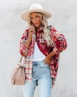 Mendocino Plaid Soft Knit Jacket - FINAL SALE