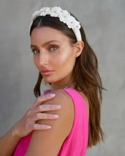 Miley Floral Applique Headband -clothes Sales mileyfloralappliqueheadband141