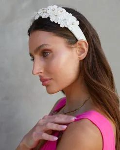 Miley Floral Applique Headband -clothes Sales mileyfloralappliqueheadband271