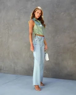 Mission Possible Cotton Utility Vest - Sage -clothes Sales missionpossiblecototnutilityvestsage21