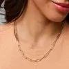 Sydney Paperclip Chain Necklace - Gold