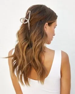 Monroe Crystal Embellished Hair Clip -clothes Sales monroecrystalembellishedhairclip31