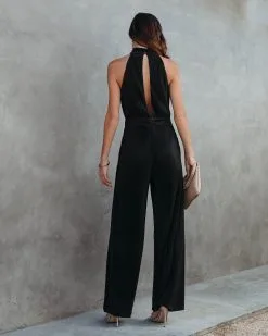 Naya Pocketed Plisse Jumpsuit - Black - FINAL SALE -clothes Sales nayapocketedplissejumpsuitblack97