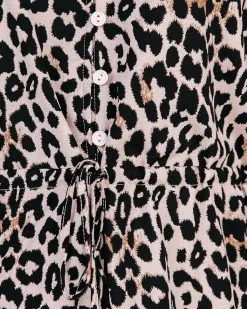 Prioritize Leopard Button Down Ruffle Romper -clothes Sales prioritizeleopardbuttondownruffleromper9