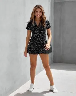 Priscilla Polka Dot Romper - FINAL SALE 16 Priscilla Polka Dot Romper - FINAL SALE -clothes Sales priscillapolkadotromper12