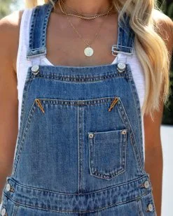 Raylee Pocketed Denim Overalls - FINAL SALE -clothes Sales rayleepocketeddenimoveralls36
