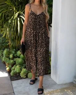 Running Wild Pocketed Leopard Jumpsuit - FINAL SALE -clothes Sales runningwildpocketedleopardjumpsuit80