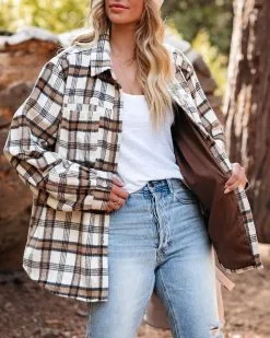 Rydell Plaid Button Down Shacket - FINAL SALE -clothes Sales rydellplaidbuttondownshacket30
