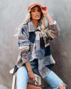 Salzburg Soft Plaid Shacket - FINAL SALE