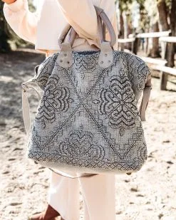 Sequoia Embellished Weekender Bag - Grey - SALE
