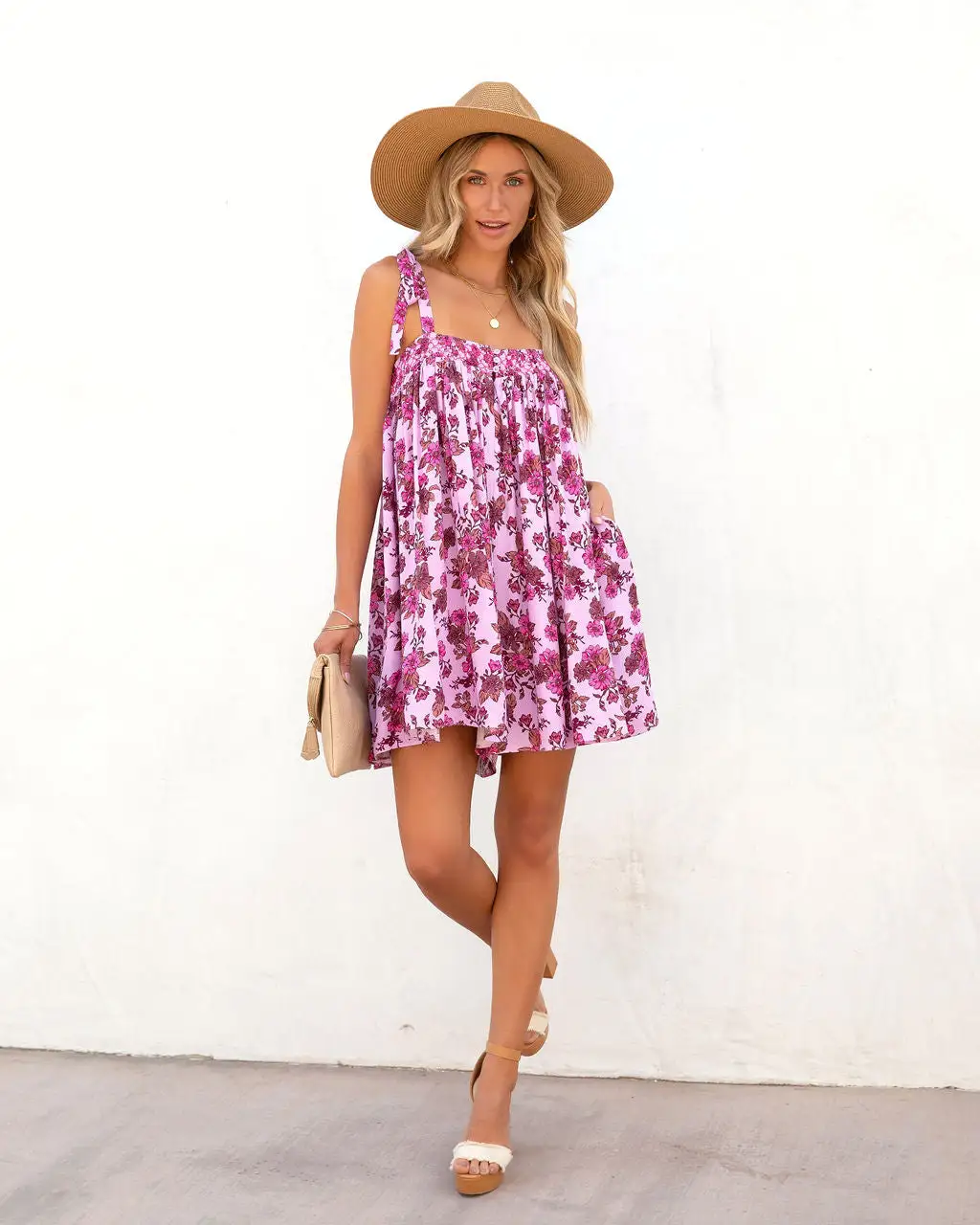 Somar Floral Pocketed Romper - FINAL SALE 3 Somar Floral Pocketed Romper - FINAL SALE - Image 3