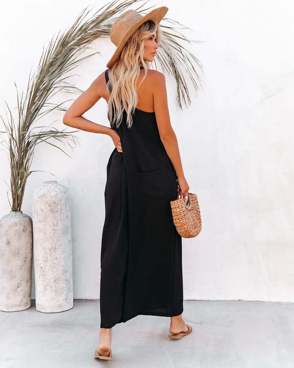 Spectacle Pocketed Wide Leg Adjustable Jumpsuit - FINAL SALE 2 Spectacle Pocketed Wide Leg Adjustable Jumpsuit - FINAL SALE - Image 2